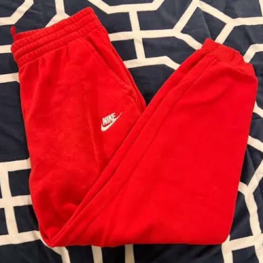 Nike Kids Bright Red Joggers